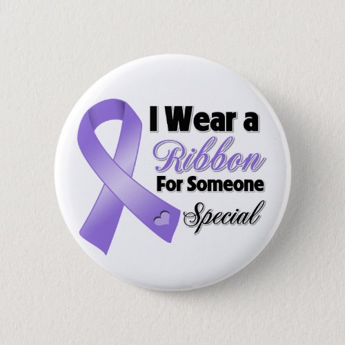 Hodgkins Lymphoma Ribbon Someone Special Pinback Button