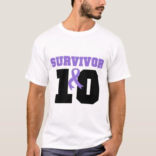 Hodgkins Lymphoma Survivor 10 Years T_Shirt