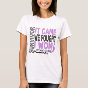 Hodgkins Lymphoma Survivor It Came We Fought I Won T-Shirt