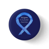 Hodgkins Lymphoma Violet Awareness Ribbon Art Pins