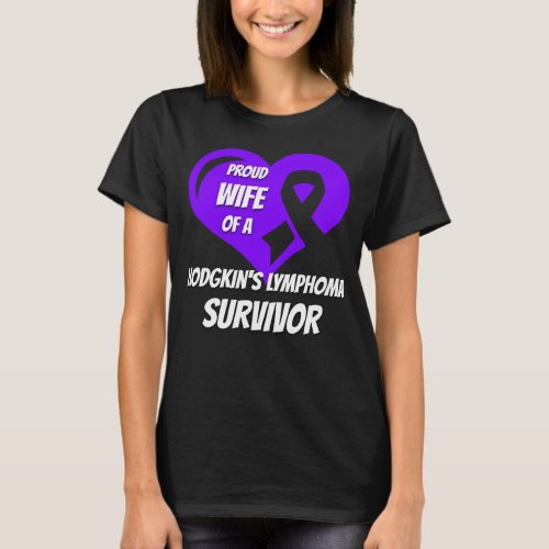 Hodgkins Lymphoma Wife Husband T_Shirt