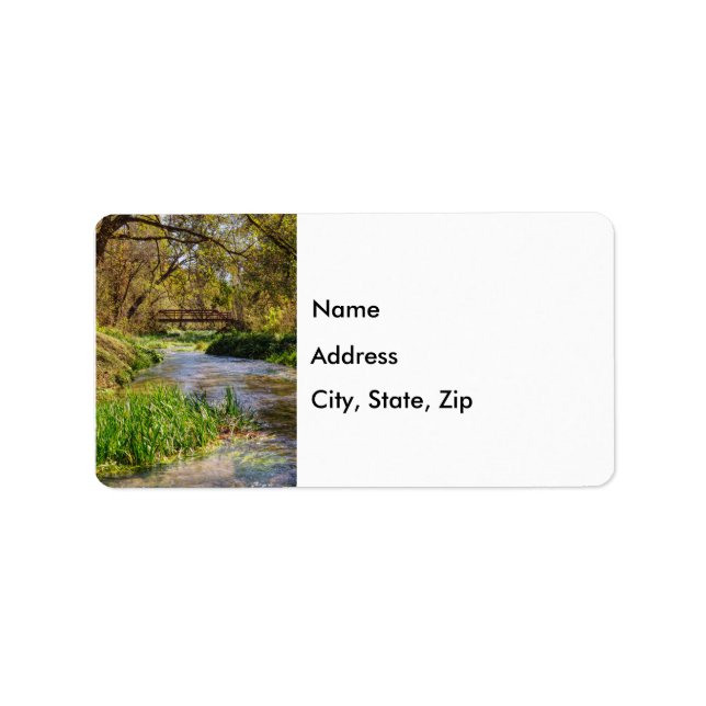 Hodgson Spring Flow Address Label (Front)
