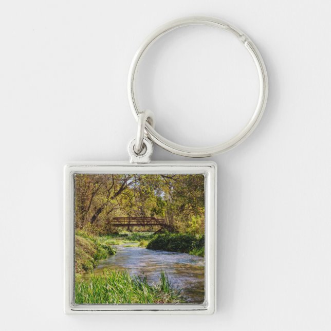 Hodgson Spring Flow Keychain (Front)