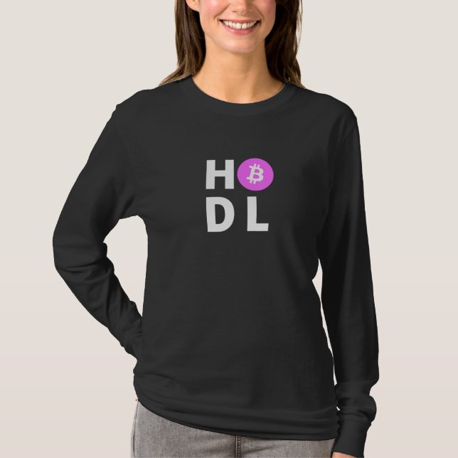 Hodl Bitcoin Cryptocurrency Eth Defi Btc Blockchai T-Shirt (Front)