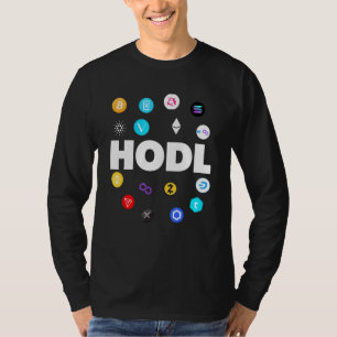 Hodl Bitcoin Ethereum Cardano Xrp Cryptocurrency B T-Shirt