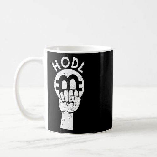 Hodl Bitcoin Hand Holding Cryptocurrency Btc Digit Coffee Mug