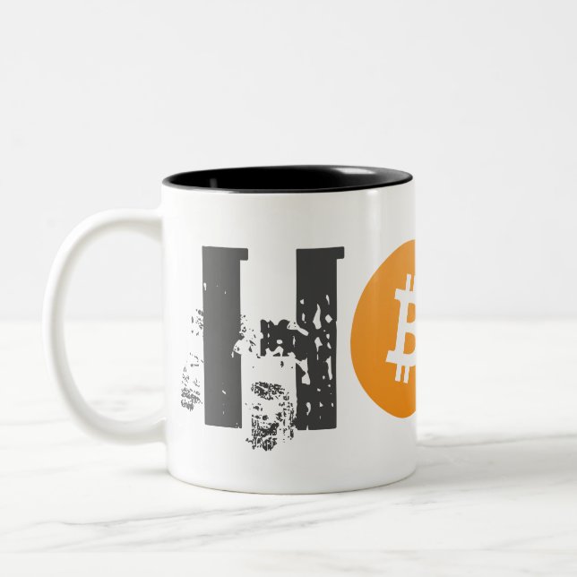 HODL Bitcoin Mug (Left)