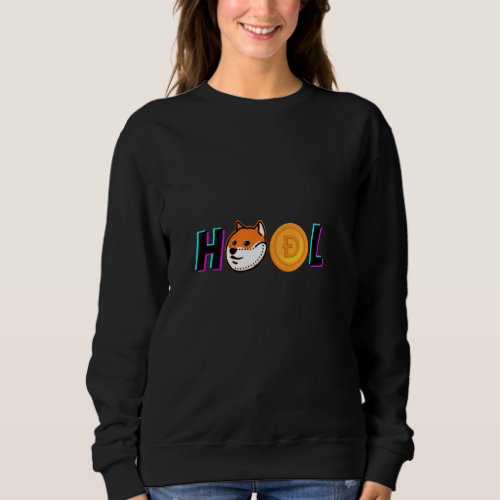 Hodl Doge Coin To The Moon Crypto Sweatshirt