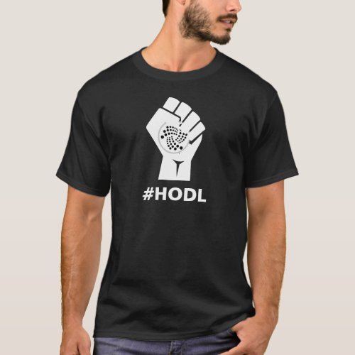 HODL IOTA MIOTA Logo White T_Shirt