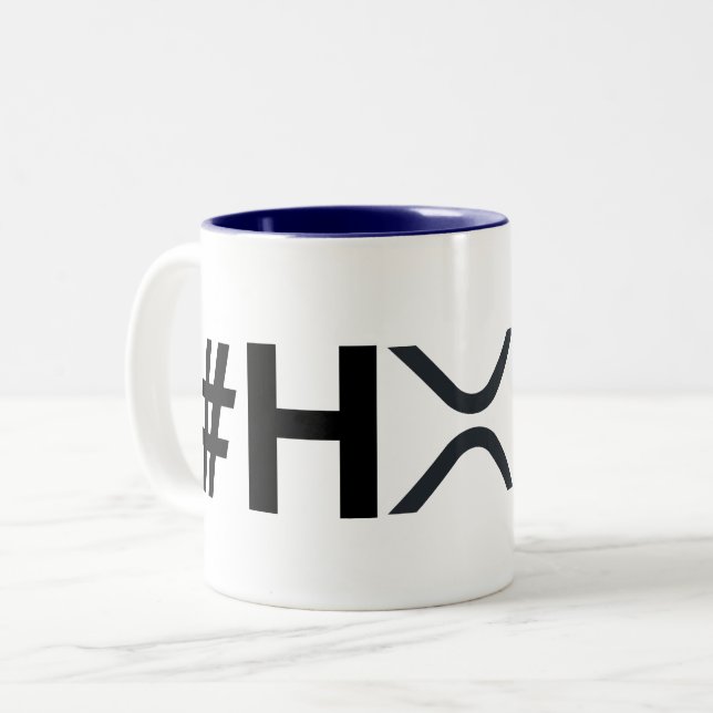 #HODL Ripple (XRP) Two-Tone Mug (Front Left)