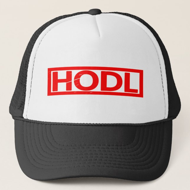 Hodl Stamp Trucker Hat (Front)