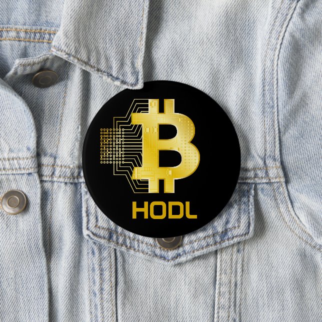 HODL your bitcoin Button (In Situ)