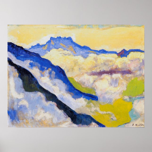 Hodler - In Clouds 1917 Poster (Front)