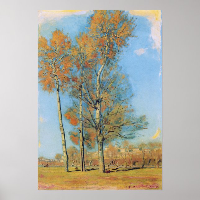 Hodler - Landscape Near Madrid 1878 Poster (Front)