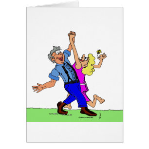 Hoe Down Square Dancers Cards