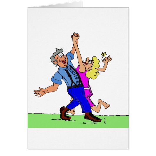 Hoe Down Square Dancers Cards (Front)