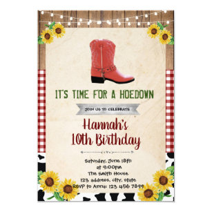 Hoedown Invitations | Zazzle