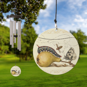 Hoefnagel Vintage Pear & Insects 1500s Renaissance Wind Chime