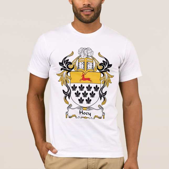 Hoey Family Crest T-Shirt (Front)
