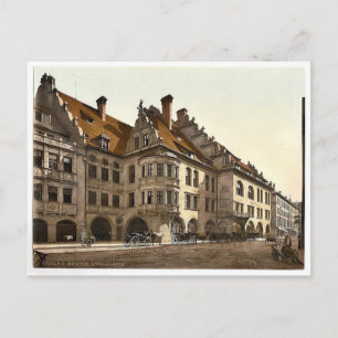 Hofbrauhaus, Munich, Bavaria, Germany classic Phot Postcard