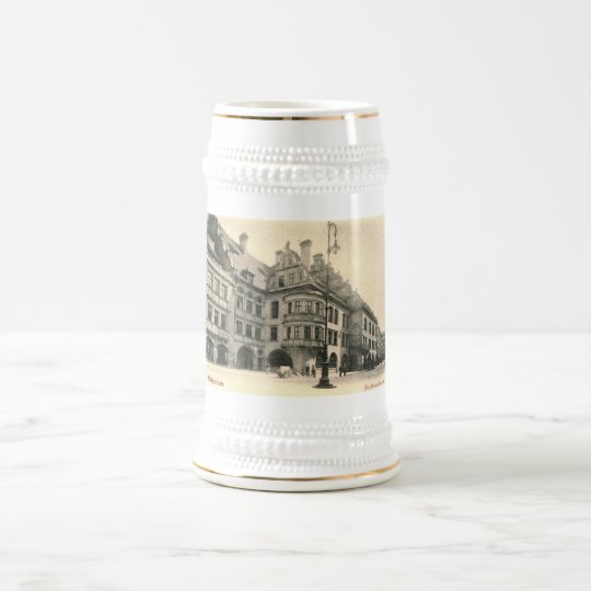 Hofbrauhaus Munich Germany 1900 Vintage Beer Stein Zazzle Com