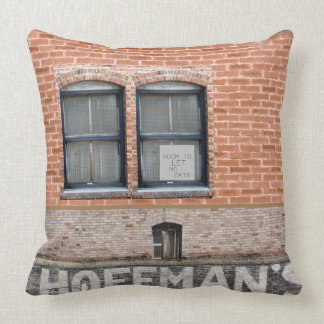 ''Hoffman Hotel'' , from Alley Walks Collection Throw Pillow