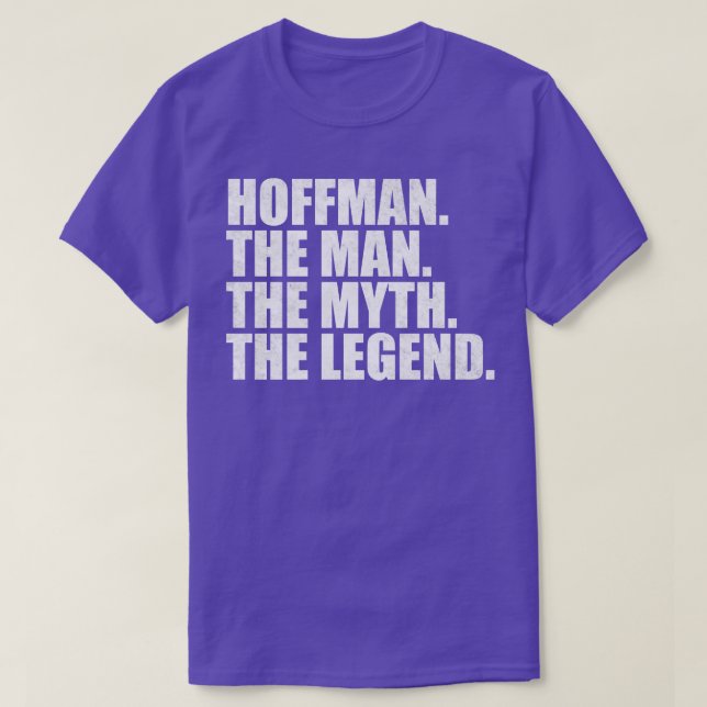 HoffmanHoffman Family name Hoffman last Name Hoffm T-Shirt (Design Front)