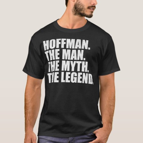 HoffmanHoffman Family name Hoffman last Name Hoffm T_Shirt