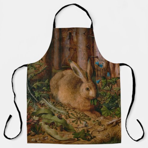 Hoffmann Hare Forest Nature Painting Apron