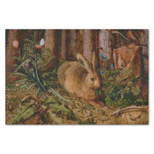 Hoffmann Hare Forest Nature Painting Tissue Paper