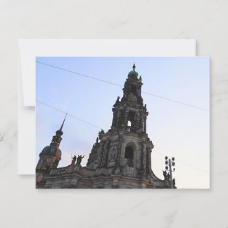 Hofkirche (Dresden Cathedral) at Schlossplatz Postcard