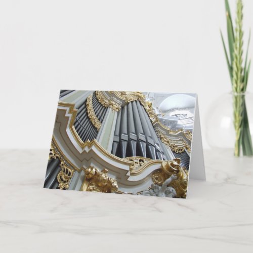 Hofkirche Germany Pipe Organ Card