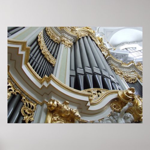 Hofkirche Germany Pipe Organ Poster