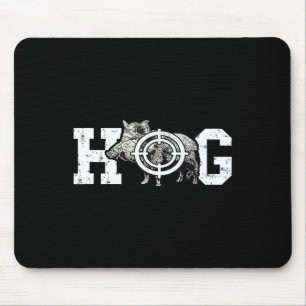 Hog Boar Wild Hog Hunting Wild Boar Pigs Wild Hog Mouse Pad
