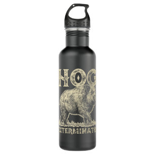 Hog Exterminator - Boar Hunting Wild Hog Hunter Stainless Steel Water Bottle