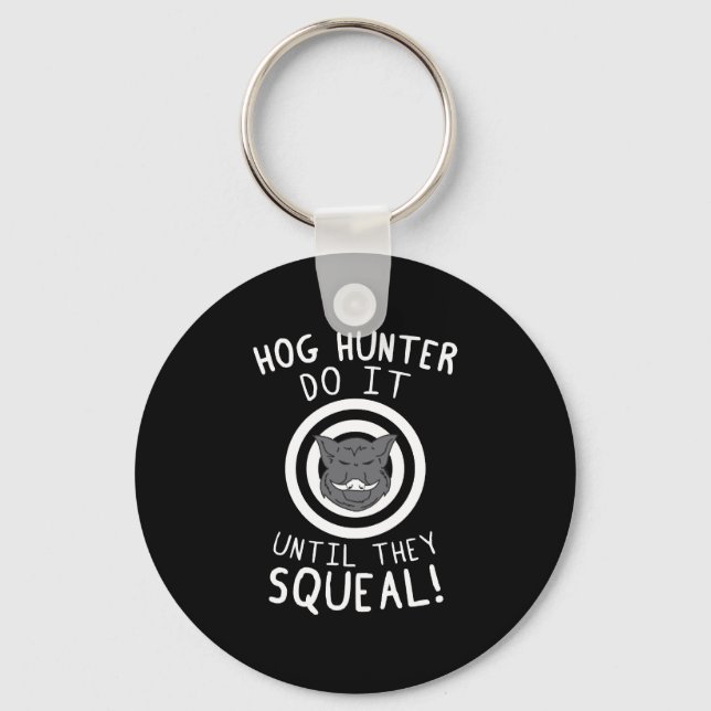 Hog Hunting Keychain (Front)