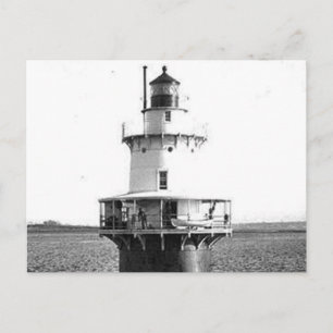 Hog Island Shoal Lighthouse Postcard