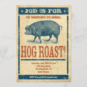 Hog Roast Invitations