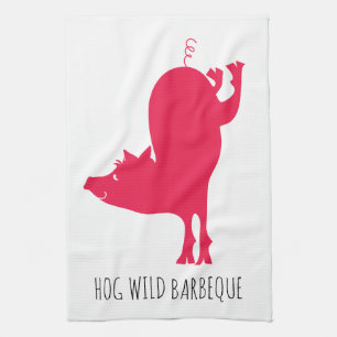 Hog Wild Barbeque Kitchen Towel