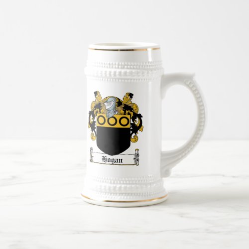 Hogan Family Crest Beer Stein