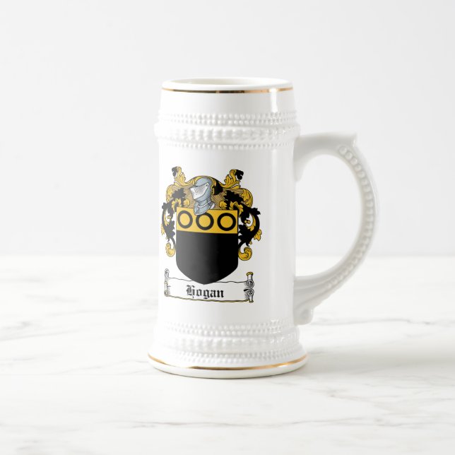 Hogan Family Crest Beer Stein (Right)