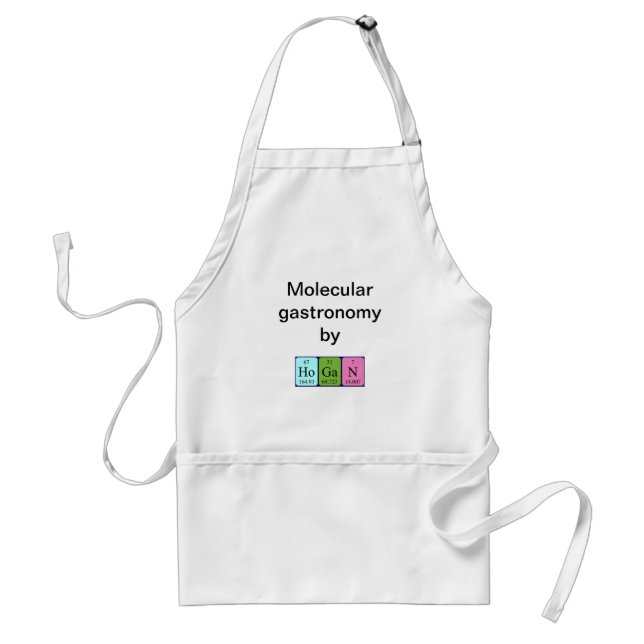 Hogan periodic table name apron (Front)