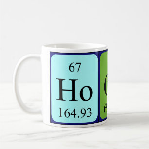 Hogan periodic table name mug