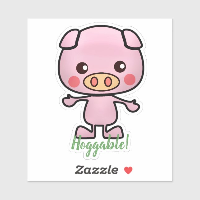 Hoggable Piglet Sticker (Sheet)