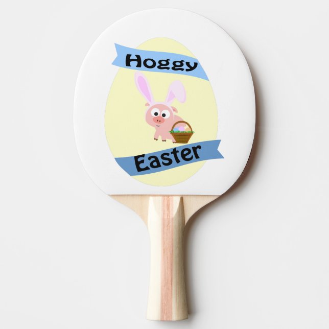 Hoggy Easter! Ping-Pong Paddle (Front)