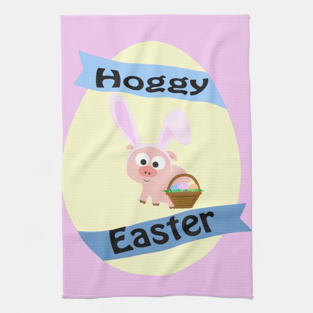 Hoggy Easter! Towel (Vertical)