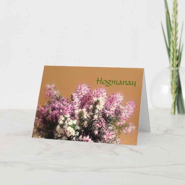 'Hogmanay'  Card (Front)