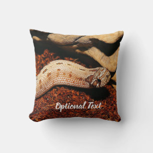 Hognose Pet Snake Throw Pillow