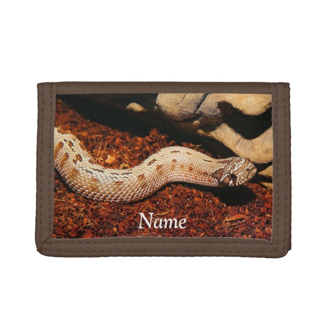 Hognose Pet Snake Trifold Wallet (Front)