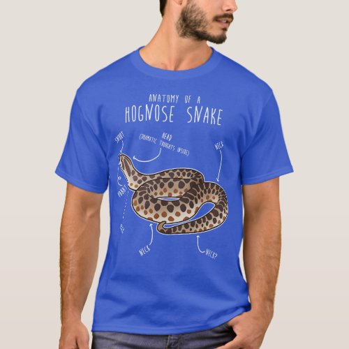 Hognose Snake Anatomy T_Shirt